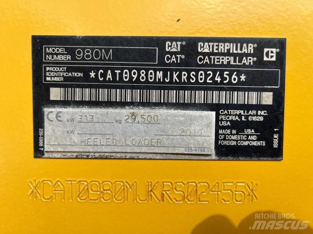 CAT 980M Naudoti ratiniai krautuvai