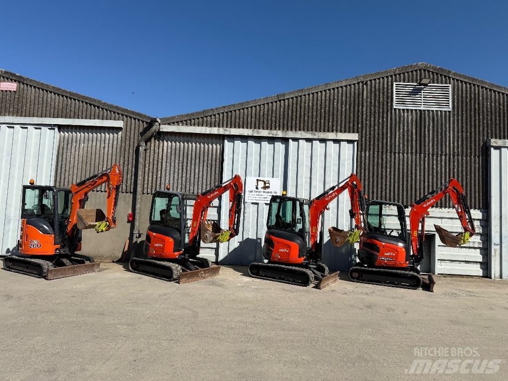Kubota U 27 Mini ekskavatoriai < 7 t