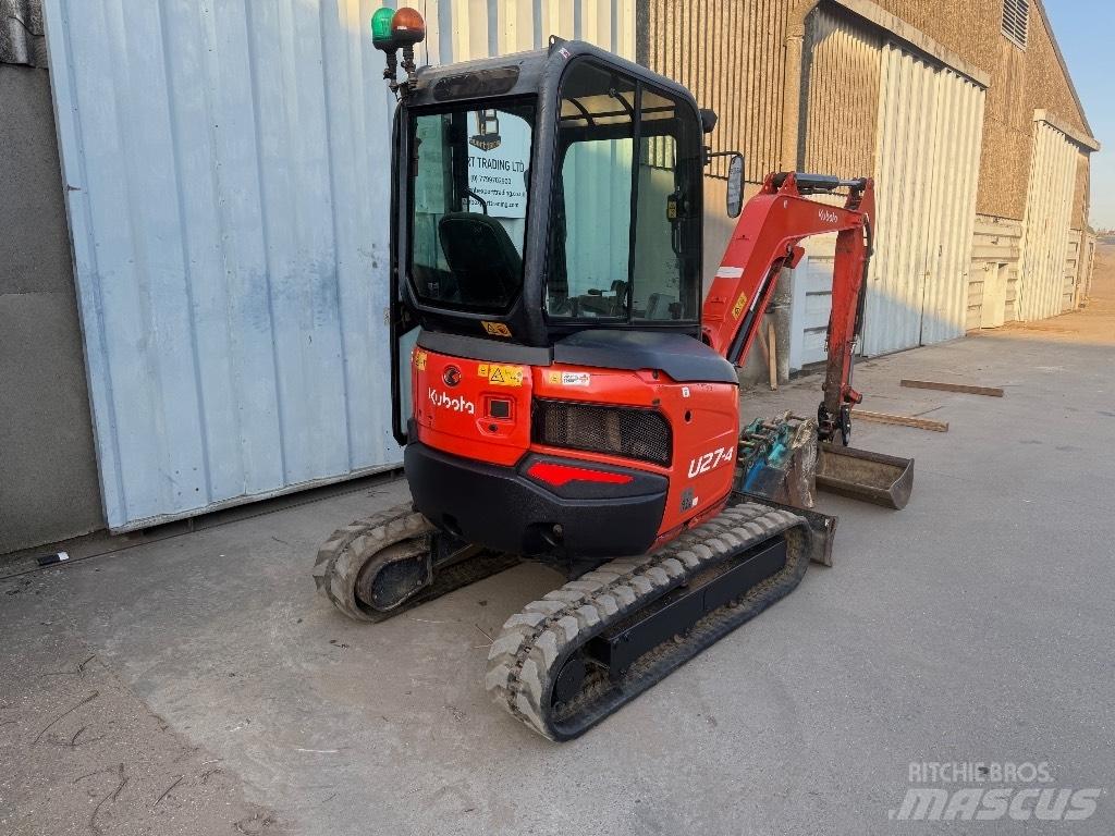Kubota U 27 Mini ekskavatoriai < 7 t