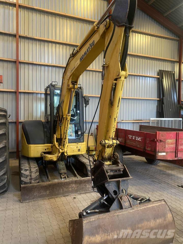 Komatsu PC50MR-2 Ratiniai ekskavatoriai