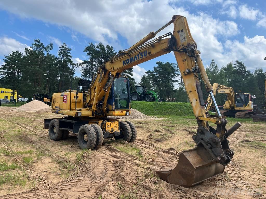 Komatsu PW 160 ES-7K Ratiniai ekskavatoriai