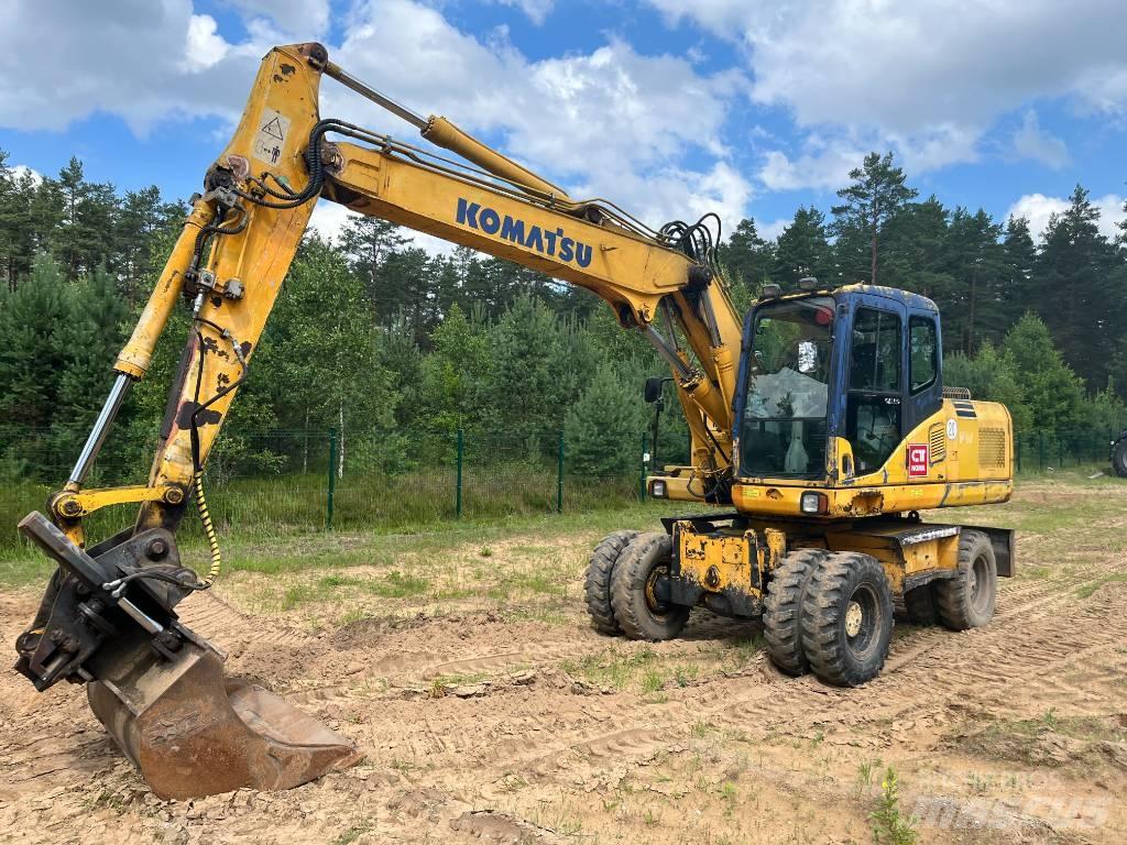 Komatsu PW 160 ES-7K Ratiniai ekskavatoriai