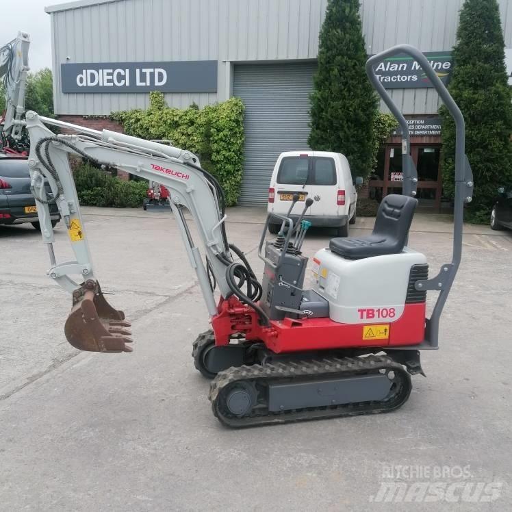 Takeuchi TB108 Mini ekskavatoriai < 7 t