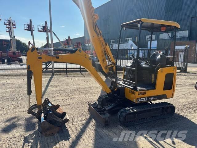 JCB 16 C Mini ekskavatoriai < 7 t