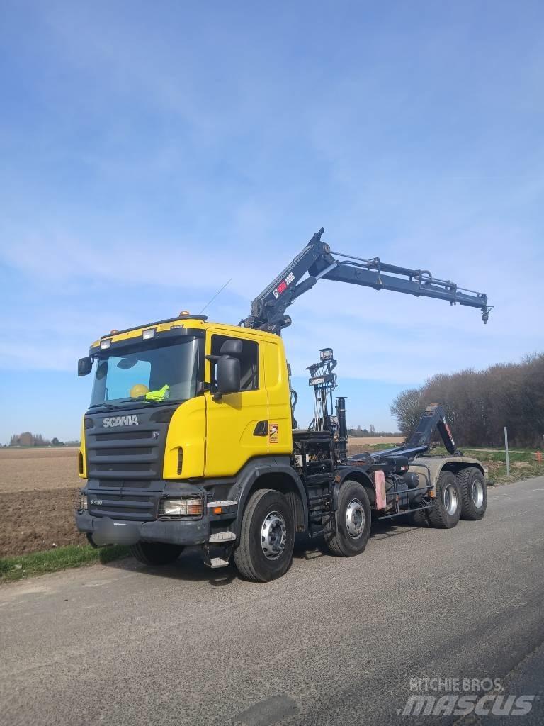 Scania R 420 Sunkvežimiai su keliamuoju kabliu