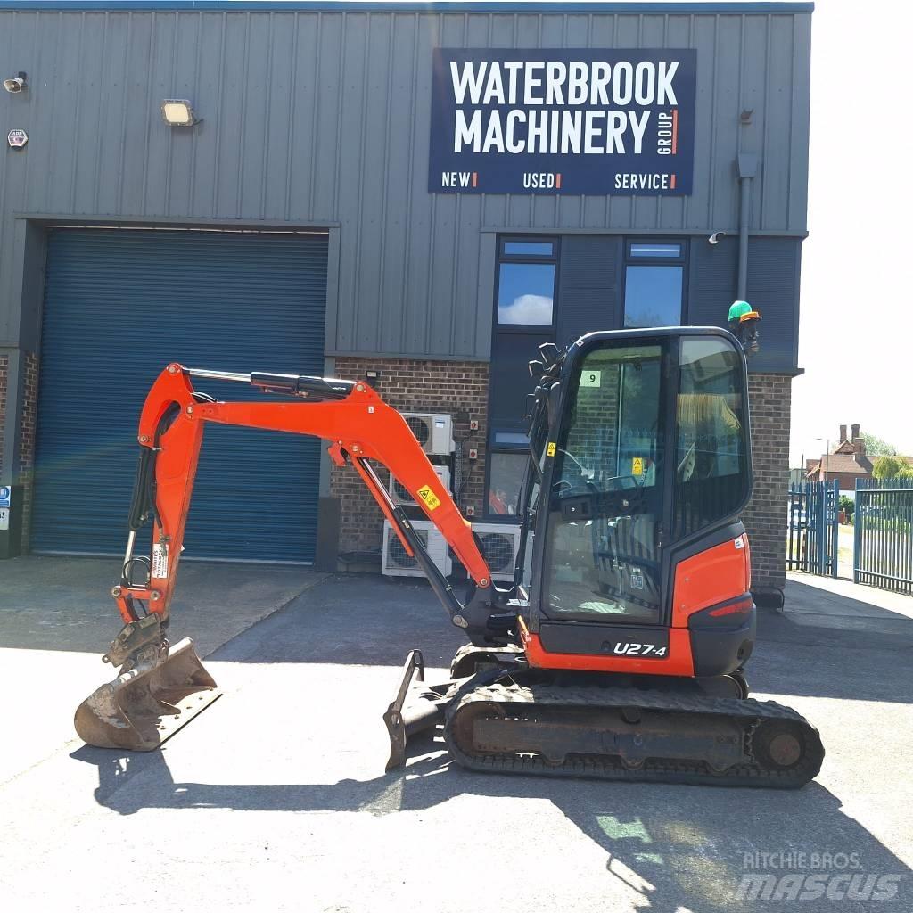 Kubota U 27-4 Mini ekskavatoriai < 7 t