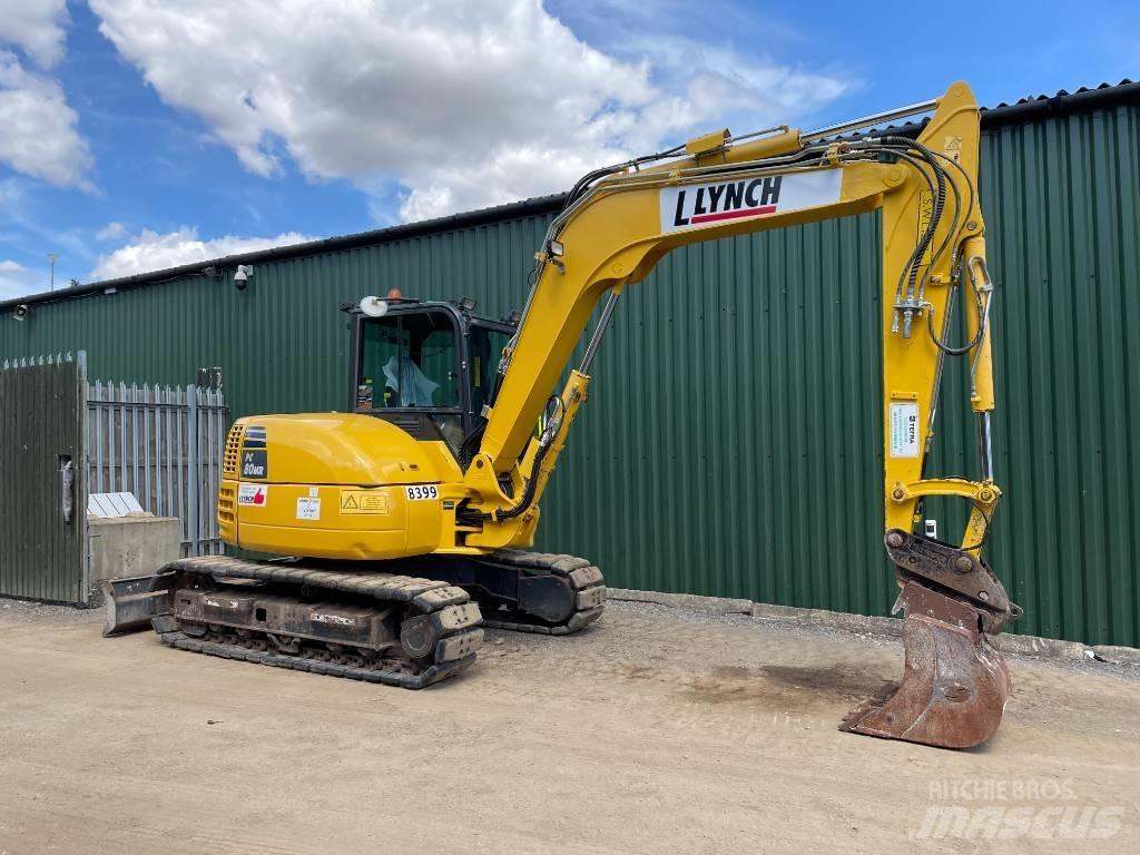 Komatsu PC 80 MR-5E0 Vidutinės galios ekskavatoriai 7-12 t