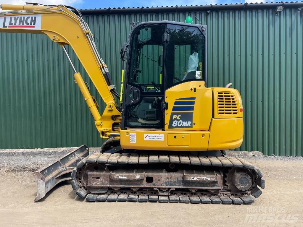 Komatsu PC 80 MR-5E0 Vidutinės galios ekskavatoriai 7-12 t