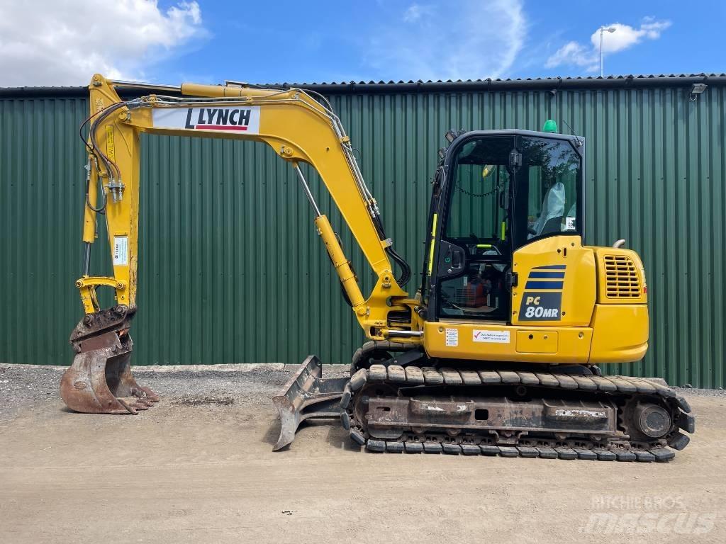 Komatsu PC 80 MR-5E0 Vidutinės galios ekskavatoriai 7-12 t