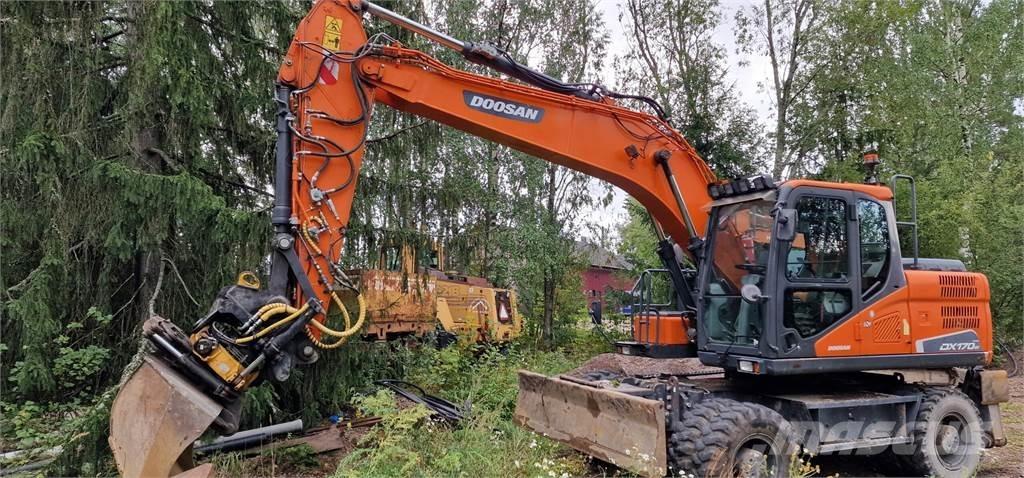 Doosan DX170W Ratiniai ekskavatoriai