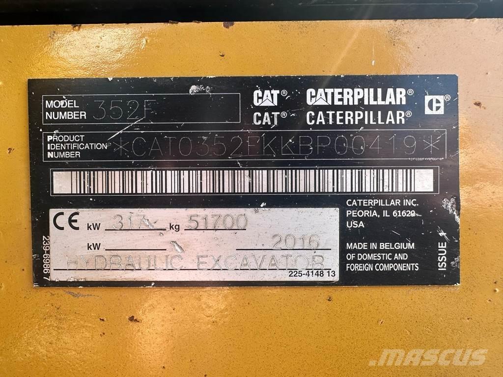 CAT 352F Vikšriniai ekskavatoriai