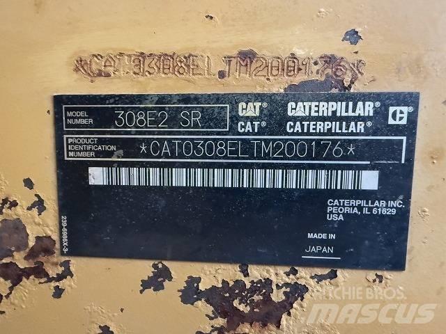 CAT 308E2SR Vidutinės galios ekskavatoriai 7-12 t