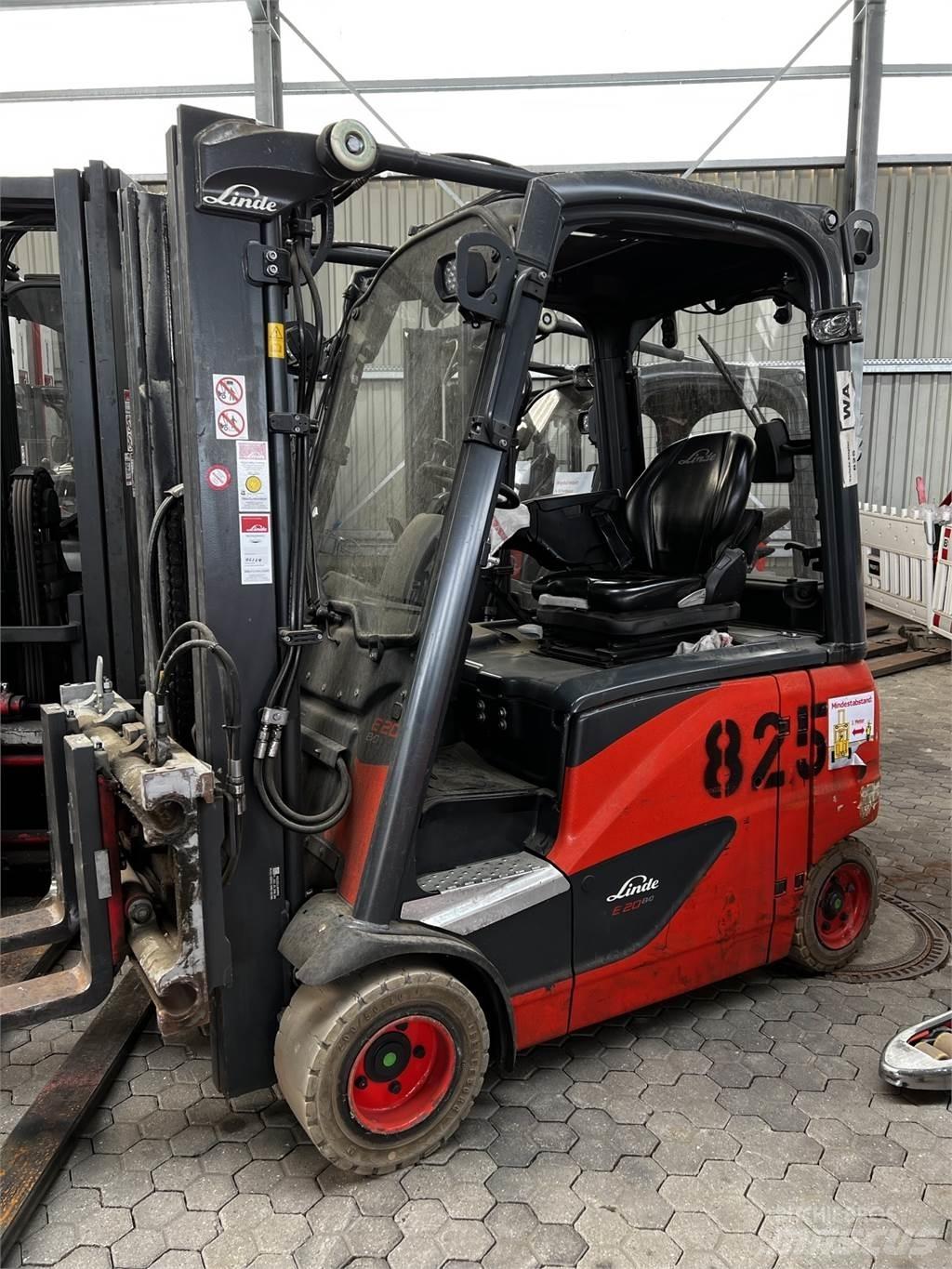 Linde E20PH Elektriniai šakiniai krautuvai