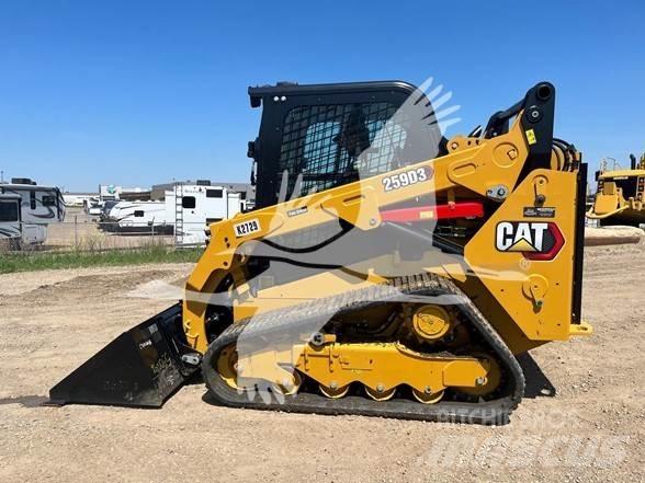 CAT 259D3 Krautuvai su šoniniu pasukimu