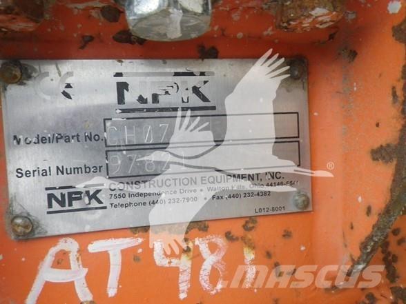 NPK GH07 Hidrauliniai kūjai / Trupintuvai