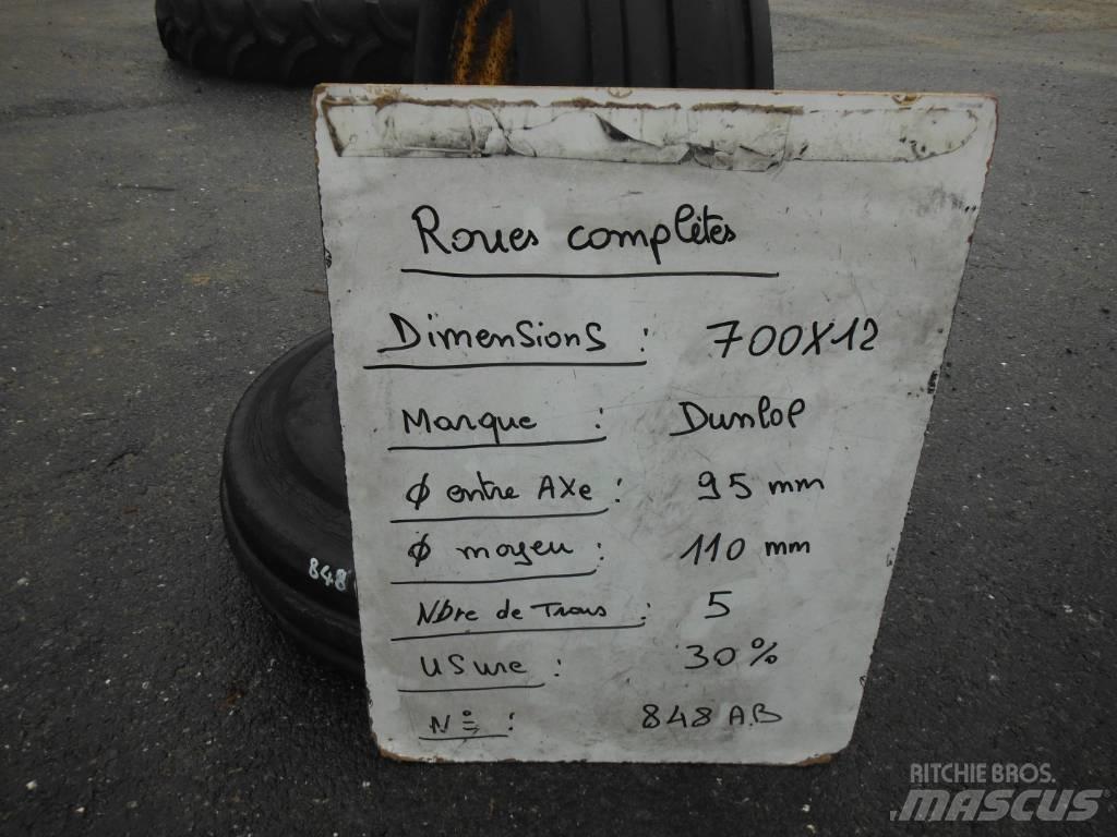 Dunlop 7.00X12 Padangos, ratai ir ratlankiai