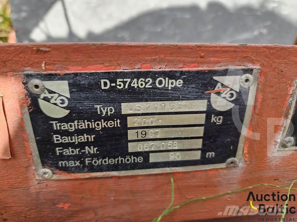  Azo LS 200 CE Kiti keltuvai ir platformos