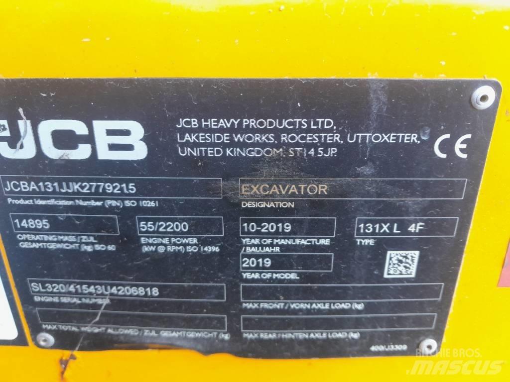 JCB 131 X Vikšriniai ekskavatoriai