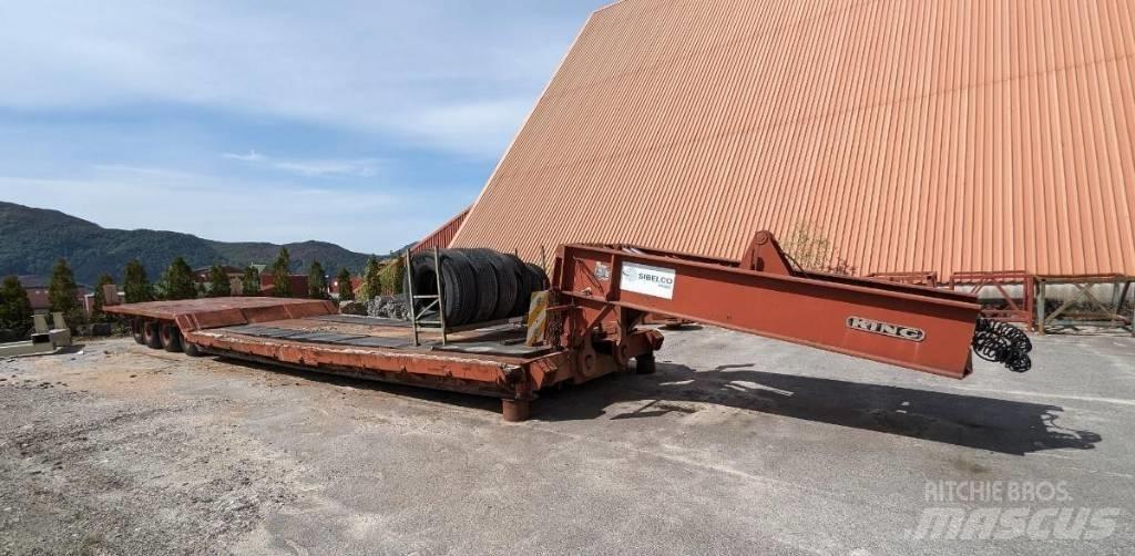 King 80T Žemo iškrovimo puspriekabės
