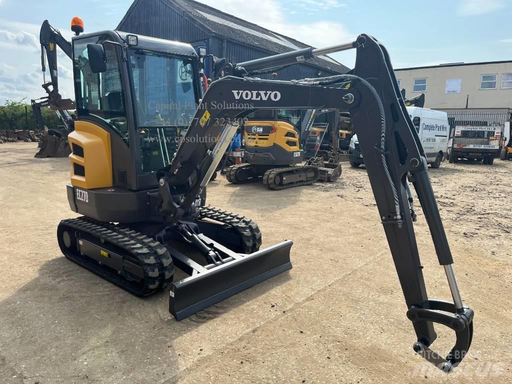 Volvo EC 27 D Mini ekskavatoriai < 7 t