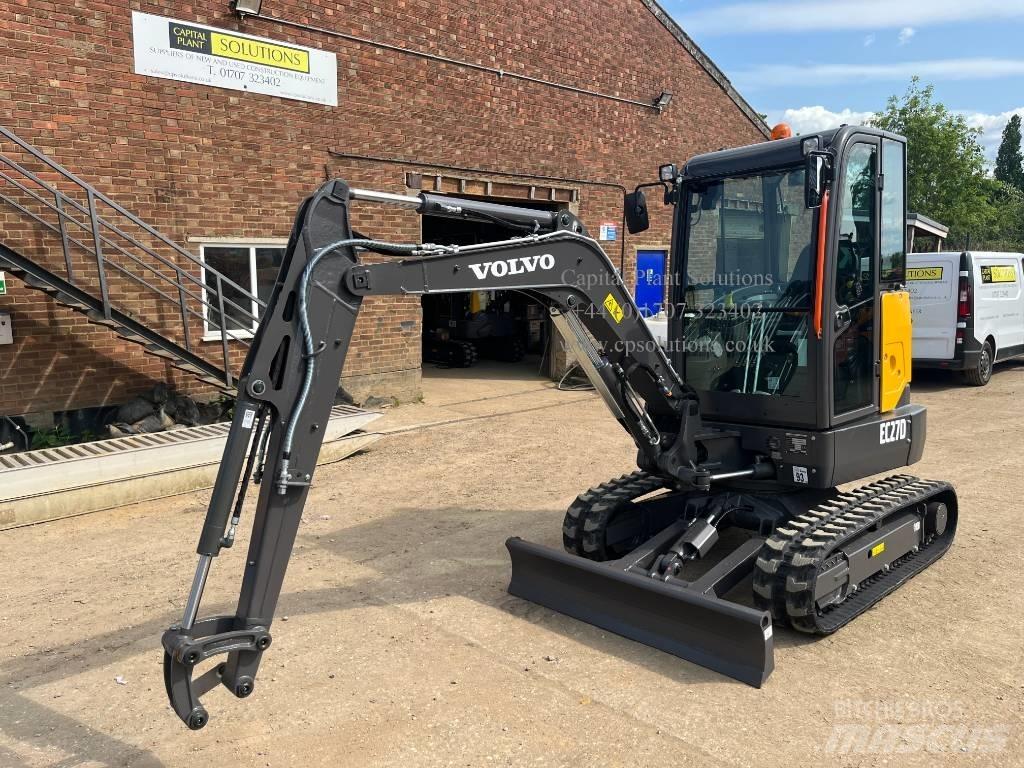 Volvo EC 27 D Mini ekskavatoriai < 7 t