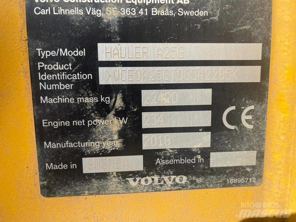 Volvo A 25 G Karjeriniai savivarčiai