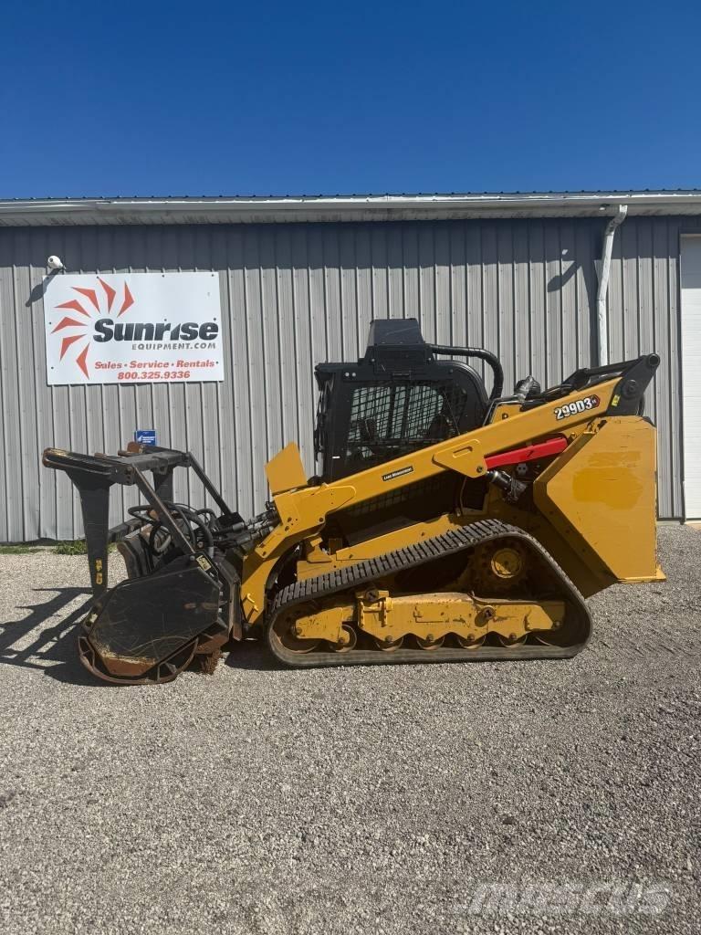 CAT 299 D3 XE Krautuvai su šoniniu pasukimu