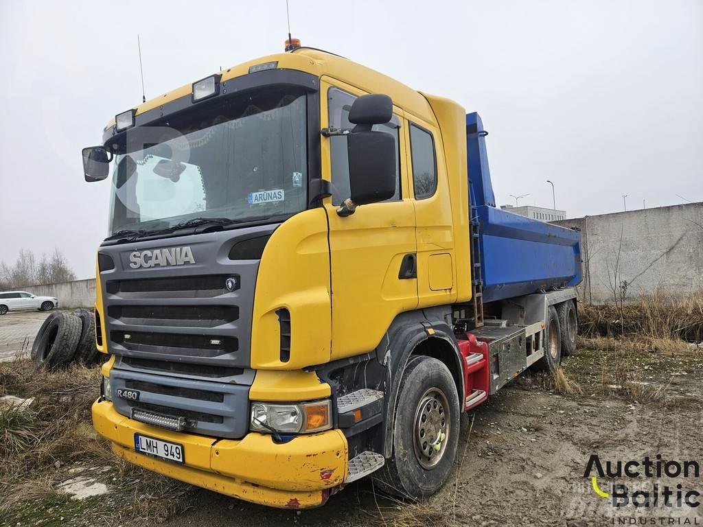 Scania R 480 Savivarčių priekabų vilkikai