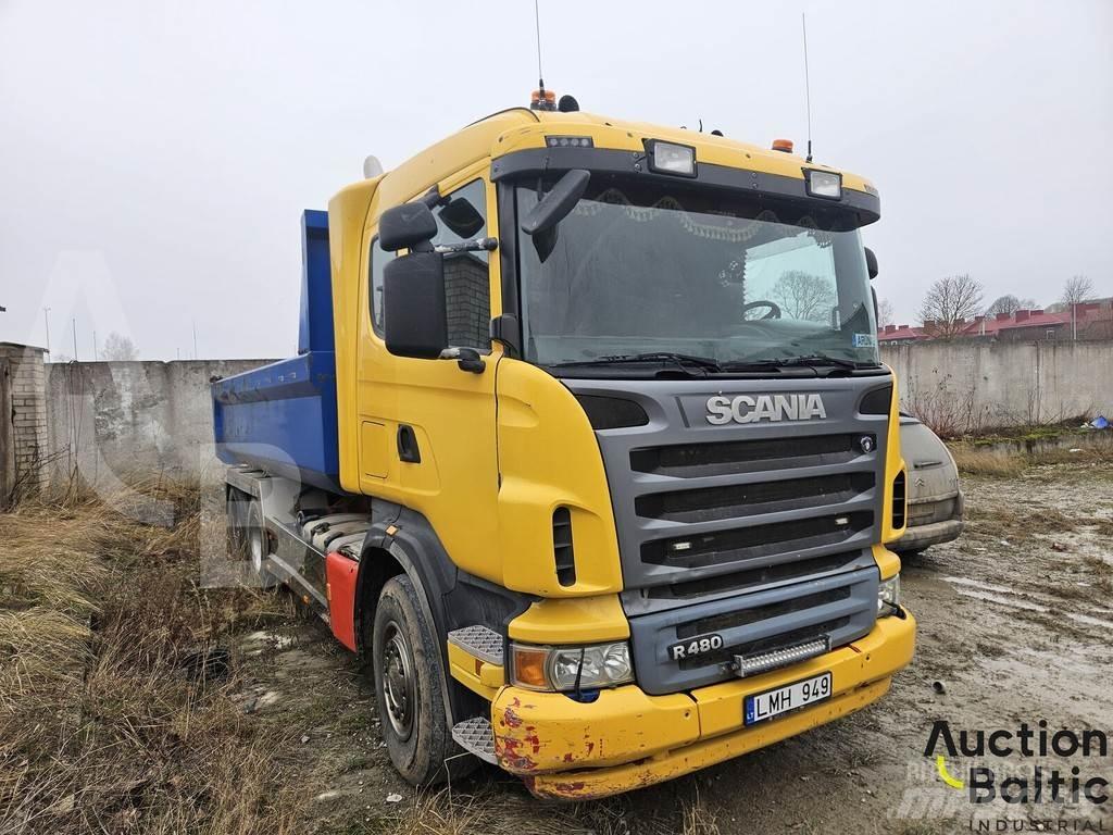 Scania R 480 Savivarčių priekabų vilkikai