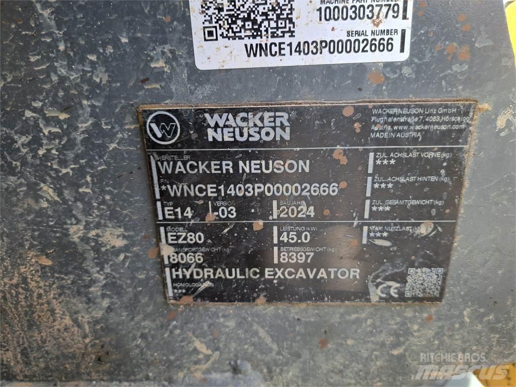 Wacker Neuson EZ80 Vikšriniai ekskavatoriai