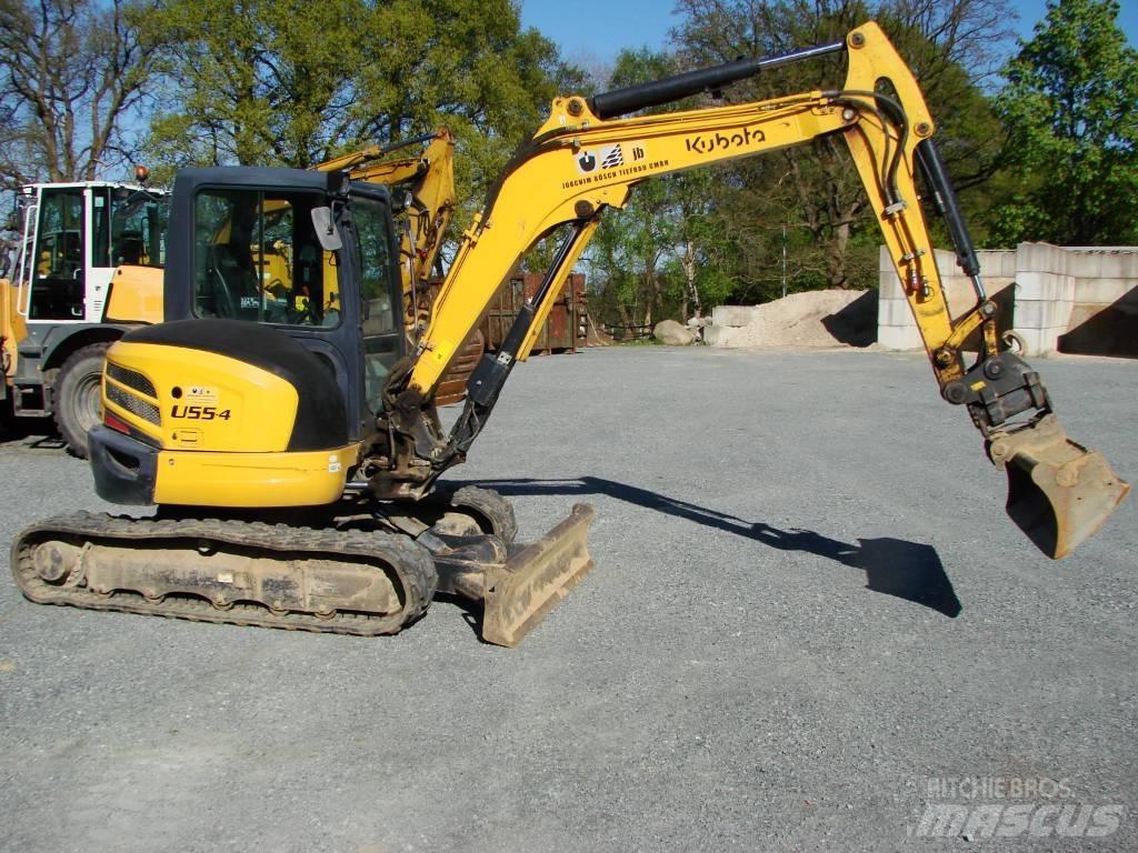 Kubota U 55-4 Mini ekskavatoriai < 7 t