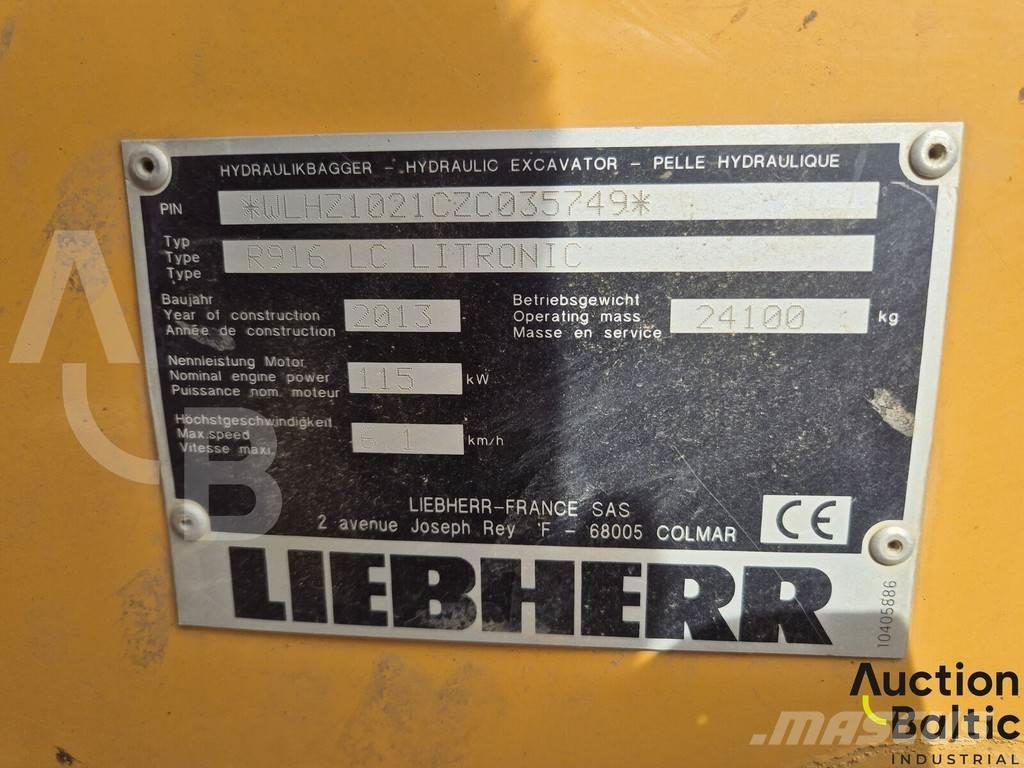 Liebherr R 916 LC Vikšriniai ekskavatoriai