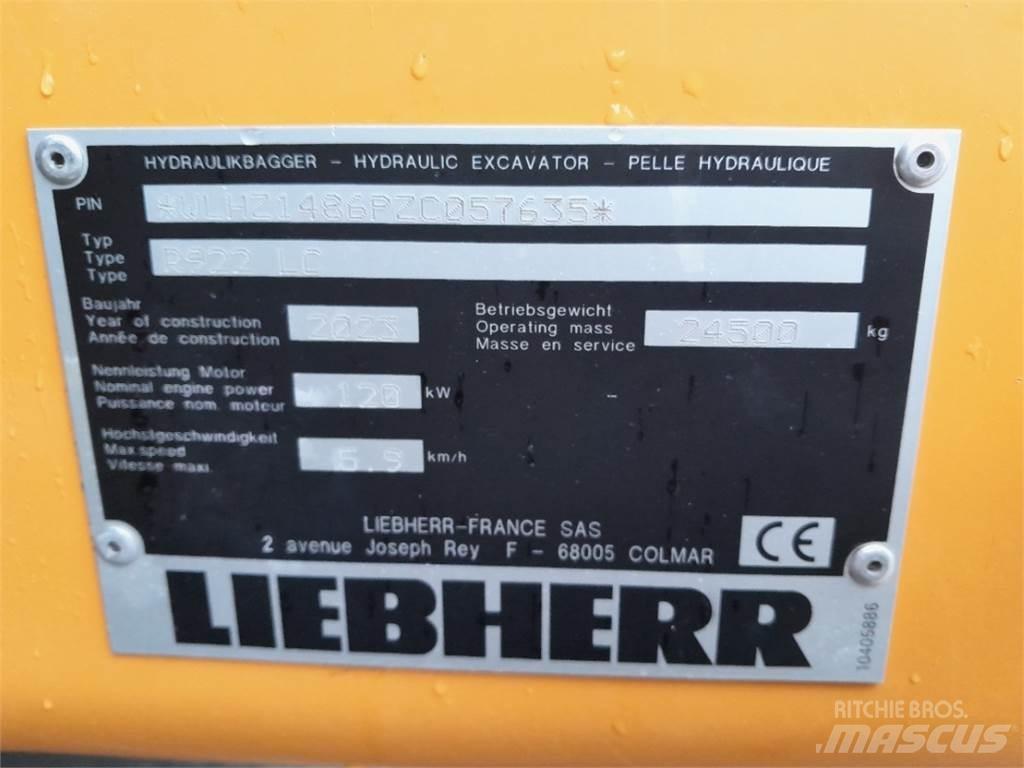 Liebherr R922 Vikšriniai ekskavatoriai
