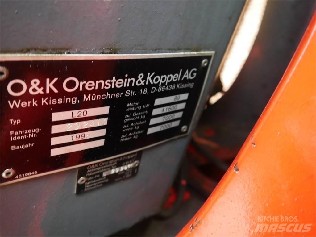 O&K L20 Naudoti ratiniai krautuvai
