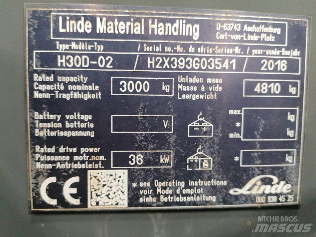 Linde H30D-02 Dyzeliniai krautuvai