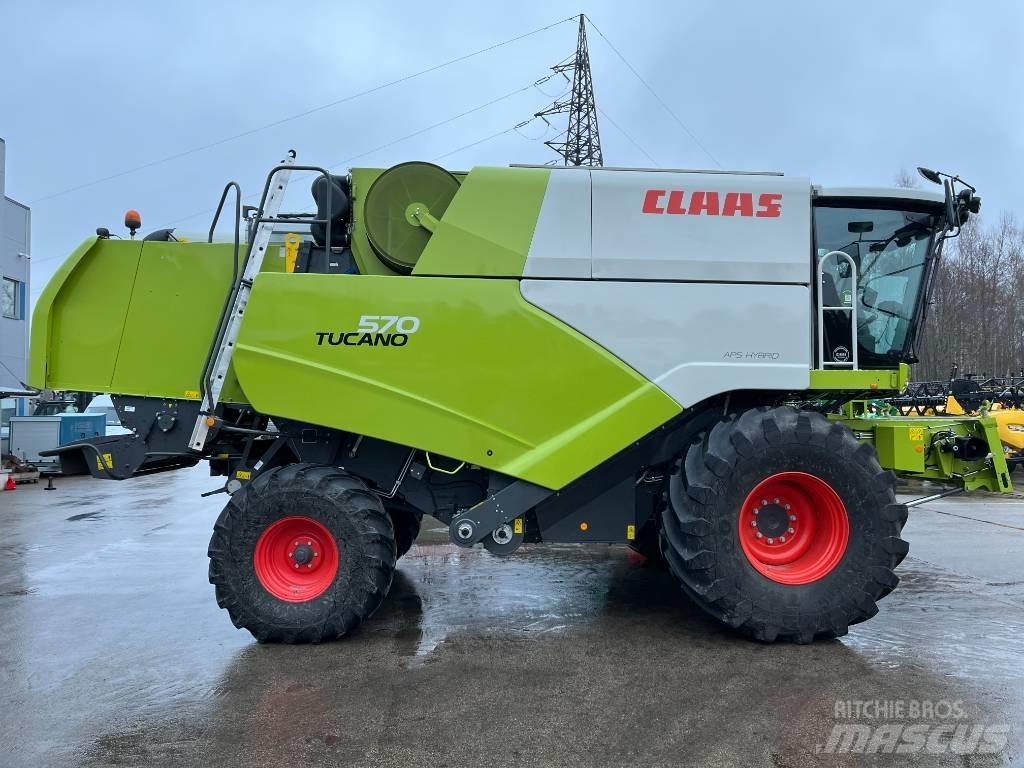 CLAAS Tucano 570 Derliaus nuėmimo kombainai