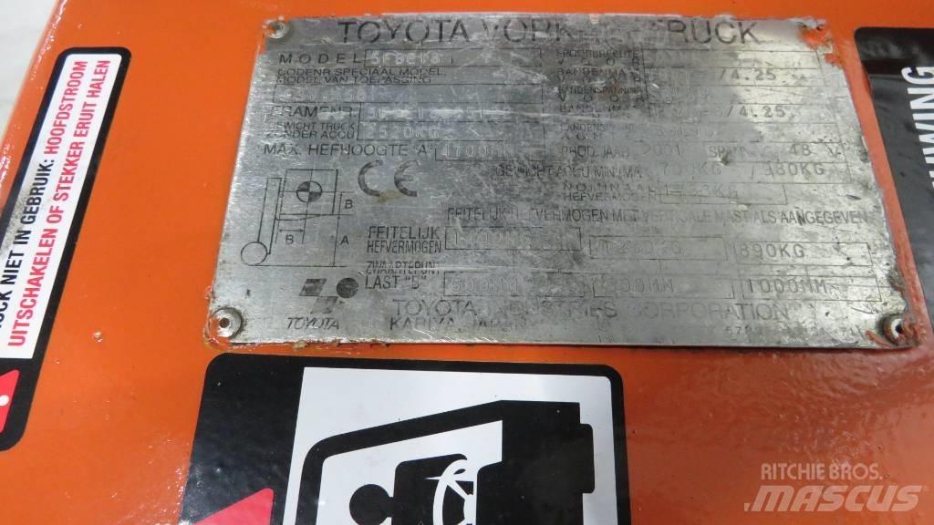Toyota 5FBE18 Elektriniai šakiniai krautuvai