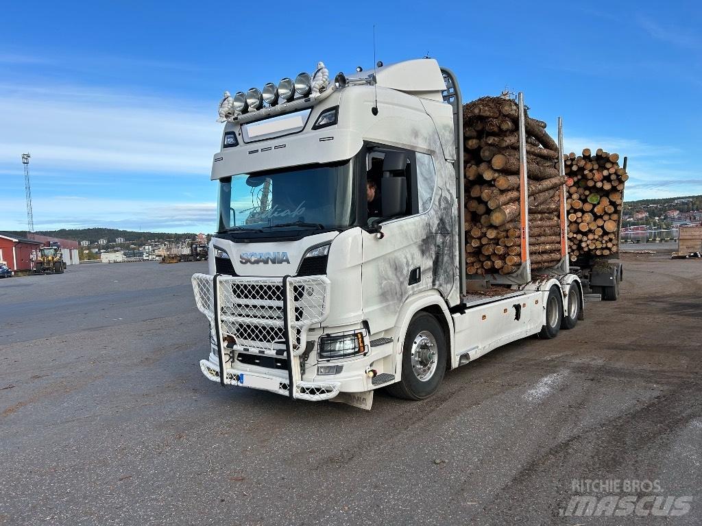 Scania R 650 Miškovežių vilkikai