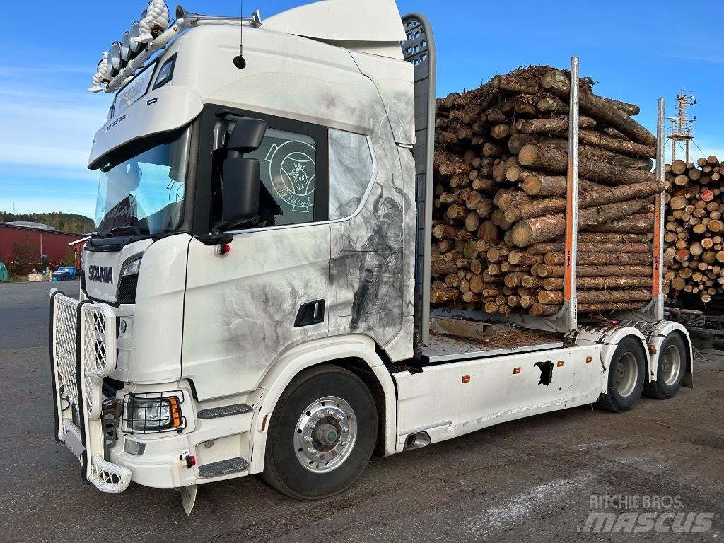 Scania R 650 Miškovežių vilkikai