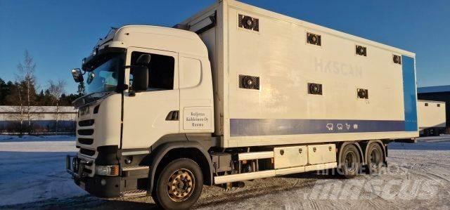 Scania R450 Gyvulių pervežimo technika