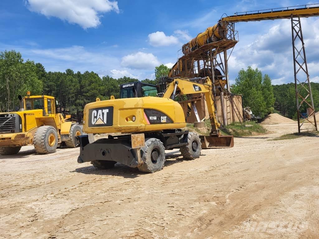 CAT M318d Ratiniai ekskavatoriai
