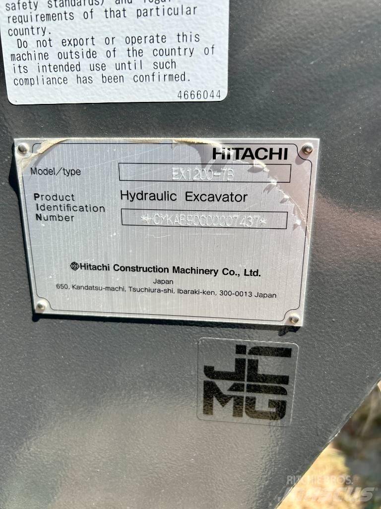 Hitachi EX 1200-7B Vikšriniai ekskavatoriai
