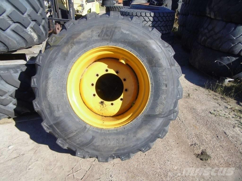  Däck Twin 600/55R Naudoti ratiniai krautuvai