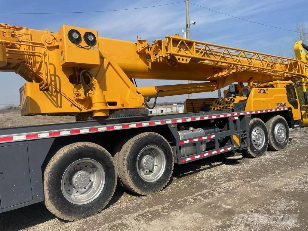 XCMG QY70K Neapdoroto reljefo kranai