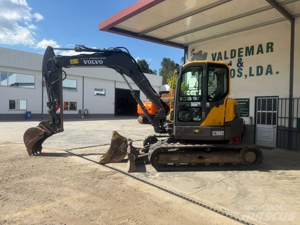 Volvo ECR 88 D, ECR88 Vidutinės galios ekskavatoriai 7-12 t