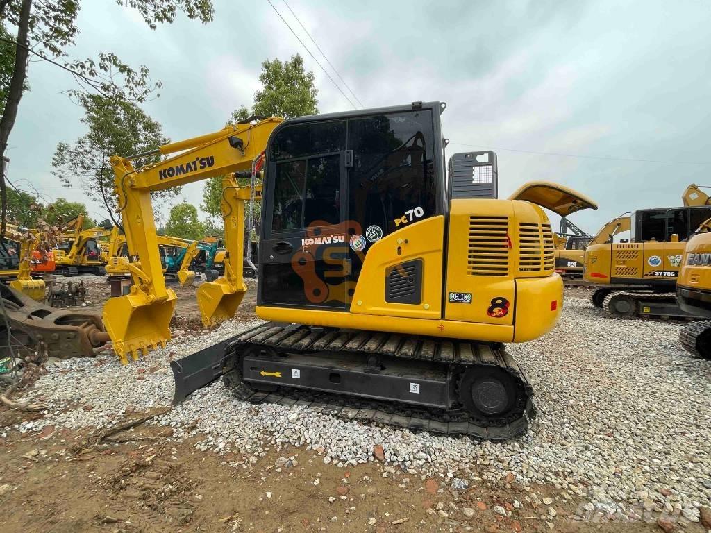 Komatsu PC 70 Vidutinės galios ekskavatoriai 7-12 t