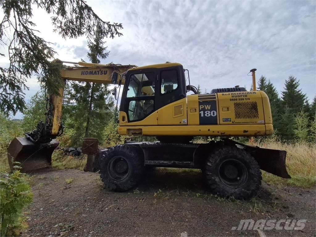 Komatsu PW180 ES-7 Ratiniai ekskavatoriai