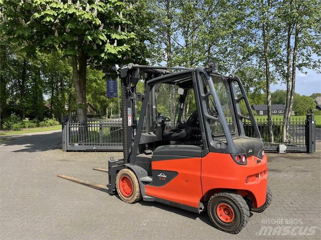 Linde E45 Elektriniai šakiniai krautuvai