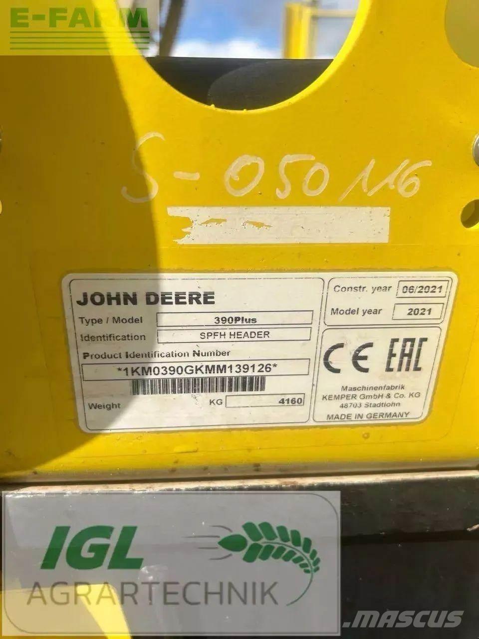 John Deere 9700 i Pašarų ruošimo technika