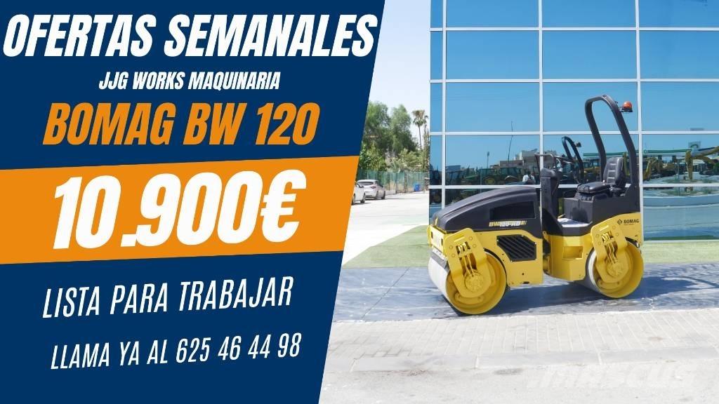 Bomag BW 120 AD-4 Porinių būgnų volai